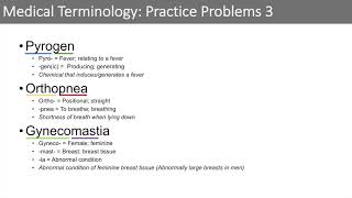 Medical Terminology  The Basics and Anatomy  Practice Problems Set 2 [upl. by Annasoh466]