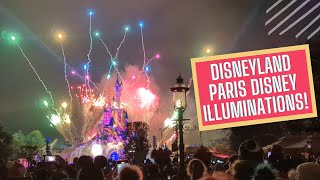 Disney Illuminations Projection amp Fireworks Show at Disneyland Paris – Full Spectacular Show [upl. by Cassaundra1]