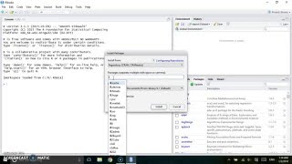 How to install Rcmdr from RStudio [upl. by Leach142]