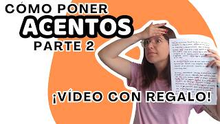 ¿Cómo poner acentos Parte 2 ¡¡CON SORPRESA FINAL [upl. by Deanne]