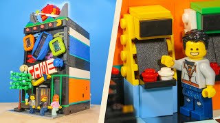 LEGO Old School ARCADE MOC Modular [upl. by Carlos]