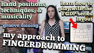 FINGERDRUMMING METHOD with hand position techniques ft the Yamaha FGDP yamahamusiccorporation [upl. by Courtland604]