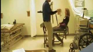 Use of the Standing Frame in Physical Therapy  Subtitled [upl. by Arvell]