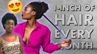 Do These 3 THINGS If Your Natural 4c Hair REFUSES to Grow for 1inch MONTHLY  EfikZara [upl. by Anhej]