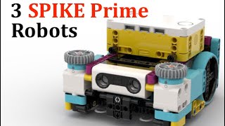 3 Spike Prime Robot Designs [upl. by Sibeal]