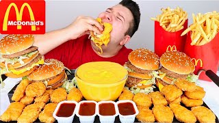 Extra Cheesy McDonalds • MUKBANG [upl. by Myrtia329]