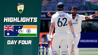 Australia v India 202425  First Test  Day Four [upl. by Gonyea]