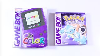 Unboxing Original 1998 Gameboy Color amp Pokemon Blue [upl. by Iorio434]