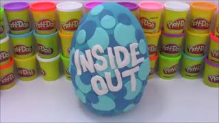 Giant Disney Pixar Inside Out PlayDoh Surprise Egg [upl. by Yxor]