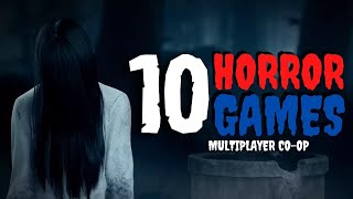 10 BEST HORROR GAMES WITH MULTIPLAYER COOP [upl. by Nilde]