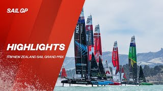 Highlights  ITM New Zealand Sail Grand Prix [upl. by Marla]