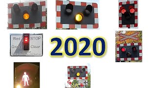 Level Crossings and Trains in 2020  End of Year Compilation [upl. by Rothenberg75]