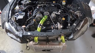 500HP BRZ TURBO KIT INSTALL [upl. by Rotkiv170]