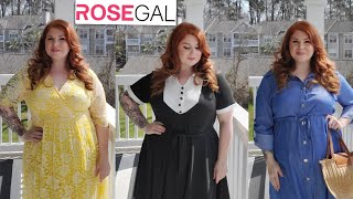 Rosegal Dress Haul March 2022 [upl. by Ffej]