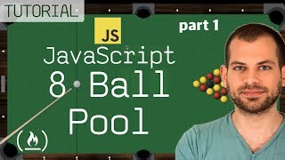 JavaScript  HTML5 GameDev Tutorial 8Ball Pool Game part 1 [upl. by Dallis]