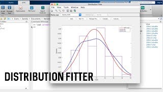 Fit Distributions to Data in MATLAB [upl. by Foscalina]