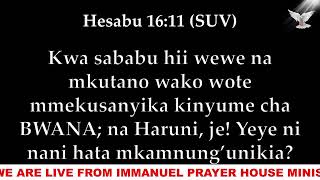 IMMAANUEL PRAYER HOUSE MINISTRIES SUNDAY LIVE FROM MAIN CHURCH NYANGOGE [upl. by Halfon]