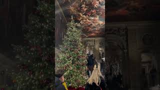 Christmas at Chatsworth house 🎄 christmas christmastree history festive viralvideo shorts [upl. by Maridel853]