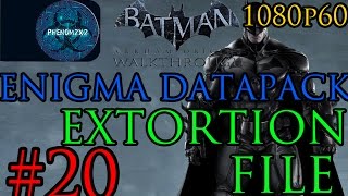 Batman Arkham Origins  Park Row  All Enigma Datapacks  Extortion Files Locations [upl. by Astri]