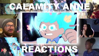 YOUTUBERS REACT CALAMITY ANNE  Amphibia True Colors S2 E20 Reaction Mashup [upl. by Sifan]