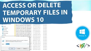 How to Access or Delete Windows Temporary Folders amp Files using Run Command in Windows 10 [upl. by Gallager]