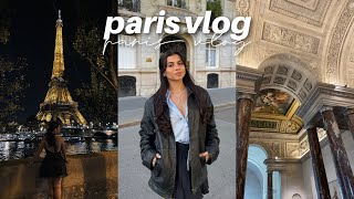 PARIS TRAVEL VLOG  the Louvre cafes shopping etc [upl. by Caryl]