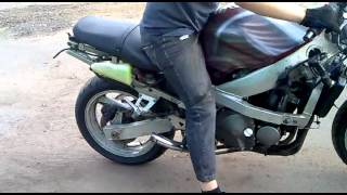 ZZR 4002 No exhaust [upl. by Ag]