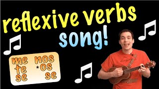 Reflexive Verbs Made Easy With a Song Spanish Lesson [upl. by Bass]