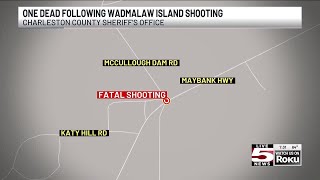 VIDEO Deputies investigating fatal Wadmalaw Island shooting [upl. by Arrais]