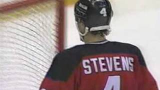 1995 Stanley Cup Finals Game 2 Scott Stevens Blasts Kozlov [upl. by Anitsyrk937]