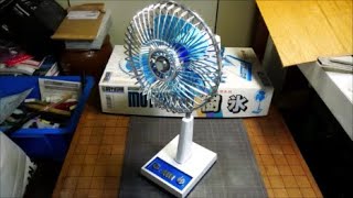 扇風機スケールモデルの組み立て DOYUSHA MOTOR FAN PLASTIC MODEL KIT [upl. by Brigg]