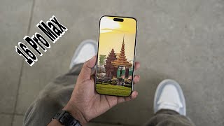 Iphone 16 Pro Max Review  អ្វីគ្រប់យ៉ាងគឺបែបនឹងសោះ [upl. by Edaw]