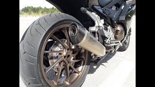 Honda VFR800F  SC Project Exhaust  Install amp Sound Check 🔊 [upl. by Fricke]