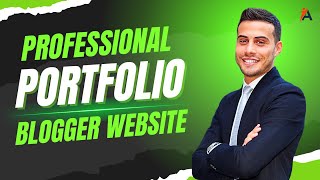 How to create Portfolio website for freelancing with Blogger  Professional Neomorphic Portfolio [upl. by Enyleuqcaj21]