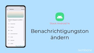 Benachrichtigungston ändern Android 14 [upl. by Shawn488]