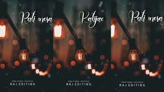 Bata Bana Hela Mo Prema 😢  Emotional Song  Lyrics Status • Raj Editing [upl. by Knighton]