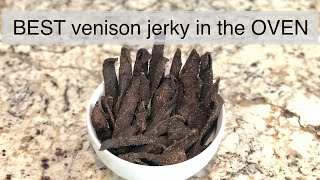 EASY amp DELICIOUS OVEN VENISON JERKY [upl. by Bernarr]