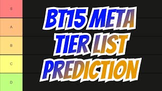 Digimon TCG BT15 Tier List Prediction [upl. by Nohj]