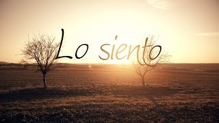 BERET  LO SIENTO VIDEOLYRICS OFICIAL LETRA [upl. by Arihsan]