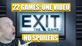 EXIT The Game Review of 22 Games 2021 [upl. by Kanya924]