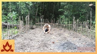 Primitive Technology Planting Cassava and Yams [upl. by Gapin]