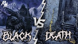 BLACK METAL and DEATH METAL Genre differences [upl. by Monie]