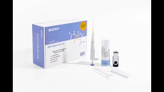 Bioeasy Aflatoxin M1 Quantitative Rapid Test for Milk 15150 ppt  YRM1004D2 [upl. by Odranar]