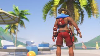 McCree  Lifeguard  Overwatch 2017 Summer Skin Spotlight [upl. by Torp395]