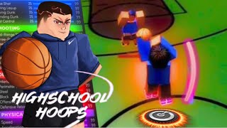 HIGHSCHOOL HOOPS THIS IS THE BEST BIGMAN BUILD TO EXIST ON HIGH SCHOOL HOOPS ROBLOX [upl. by Gad]