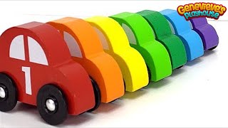 Learn Colors with Fun Toy Cars and Genevieve [upl. by Mccahill]