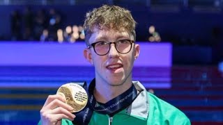 Daniel Wiffen Makes History with Olympic 800m Freestyle Gold [upl. by Cedell835]