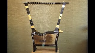 LYRE OF UR BUILT AND PLAYED BY LUC VANLAERE [upl. by Chuch]