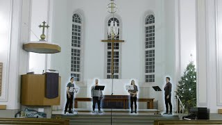 Halo Theme Song  Gregorian Ensemble sings in a Church LIVE  BIG Echo Halo Infinite Tribute [upl. by Oberheim]