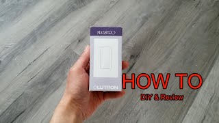 HOW TO INSTALL Occupancy Sensor Switch LUTRON Maestro SinglePole or 3Way MSOPS5MWH [upl. by Abil]